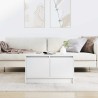 Table basse avec tiroirs blanc 70,5x70x40 cm 625213625213