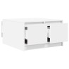 Table basse avec tiroirs blanc 70,5x70x40 cm 625213625213