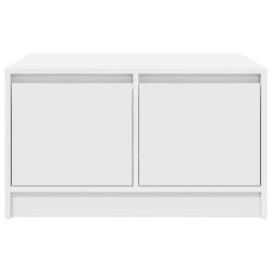 Table basse avec tiroirs blanc 70,5x70x40 cm 625213625213