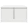 Table basse avec tiroirs blanc 70,5x70x40 cm 625213625213