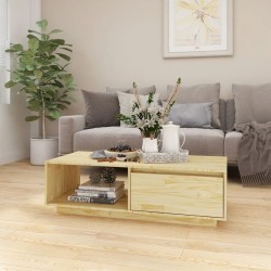 Table basse 110x50x33,5 cm bois de pin massif 625214625214
