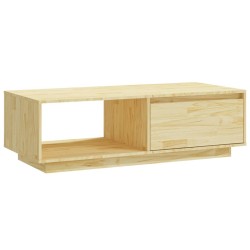 Table basse 110x50x33,5 cm bois de pin massif 625214625214