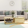 Table basse 110x50x33,5 cm bois de pin massif 625214625214