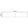 Écran de balcon Gris clair 90 x 600 cm HDPE et Aluminium 625219625219