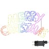 Panneau de Noël avec 240 LED Multicolore 99,5 x 54 cm PVC 625221625221
