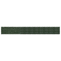 Écran de balcon avec feuilles Vert foncé 600 x 75 cm 625225625225