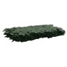 Écran de balcon avec feuilles Vert foncé 600 x 75 cm 625225625225