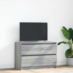 Meuble TV sonoma gris 80x35x54 cm bois d'ingénierie 625226625226