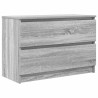 Meuble TV sonoma gris 80x35x54 cm bois d'ingénierie 625226625226