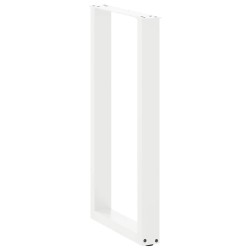 Pieds de table de bar en U, 2 pièces, blanc, 50 x (90-91) cm, acier 625228625228