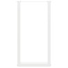 Pieds de table de bar en U, 2 pièces, blanc, 50 x (90-91) cm, acier 625228625228