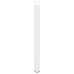 Pieds de table de bar en U, 2 pièces, blanc, 50 x (90-91) cm, acier 625228625228