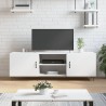 Meuble TV blanc 150x30x50 cm bois d'ingénierie 625234625234