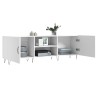 Meuble TV blanc 150x30x50 cm bois d'ingénierie 625234625234