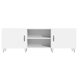 Meuble TV blanc 150x30x50 cm bois d'ingénierie 625234625234