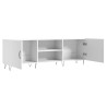 Meuble TV blanc 150x30x50 cm bois d'ingénierie 625234625234