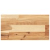 Dessus de table 40x20x4 cm rectangulaire bois massif d'acacia 625238625238