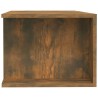 Meuble TV avec lumières LED chêne fumé 135x39x30 cm 625243625243