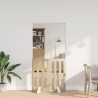 Clôture pliable pour animaux 2 pcs Chêne Sonoma 625247625247
