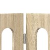 Clôture pliable pour animaux 2 pcs Chêne Sonoma 625247625247
