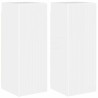Meuble TV mural 2 pcs Blanc Brillant 30 x 31 x 80 cm 625250625250