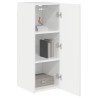 Meuble TV mural 2 pcs Blanc Brillant 30 x 31 x 80 cm 625250625250