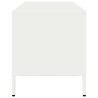 Meuble TV blanc 101,5x39x43,5 cm acier laminé à froid 625259625259