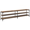 Meuble TV Bois Ancien 200 x 30 x 50 cm Bois d'ingénierie et fer 625261625261