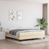 Matelas de lit à ressorts ensachés fermeté moyenne Crème 180x200x20 cm Tissu 625269625269