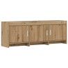 Meuble TV 130 x 33 x 47 cm Chêne artisanal Bois d'ingénierie 625271625271