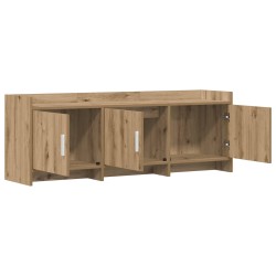 Meuble TV 130 x 33 x 47 cm Chêne artisanal Bois d'ingénierie 625271625271