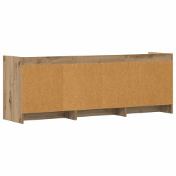 Meuble TV 130 x 33 x 47 cm Chêne artisanal Bois d'ingénierie 625271625271