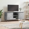Meuble TV gris béton 104x35x50 cm bois d'ingénierie 625274625274