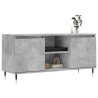 Meuble TV gris béton 104x35x50 cm bois d'ingénierie 625274625274