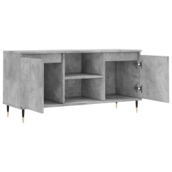 Meuble TV gris béton 104x35x50 cm bois d'ingénierie 625274625274