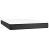 Matelas de lit à ressorts ensachés fermeté moyenne Noir 140x200x20cm Similicuir 625275625275