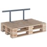 Dossier pour canapé palette Gris 110 cm Fer 625280625280