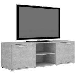 Meuble TV Gris béton 120x34x37 cm Bois d’ingénierie 625281625281