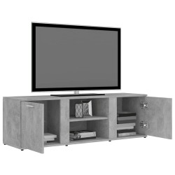 Meuble TV Gris béton 120x34x37 cm Bois d’ingénierie 625281625281