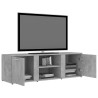 Meuble TV Gris béton 120x34x37 cm Bois d’ingénierie 625281625281