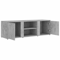 Meuble TV Gris béton 120x34x37 cm Bois d’ingénierie 625281625281