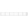 Cage pour chien avec porte gris 12x2x1,5 m acier galvanisé 625286625286