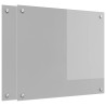 Crédence de cuisine 2 pcs Gris clair 70 x 60 cm verre trempé 625288625288