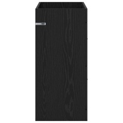Meuble sous lavabo de salle de bain Chêne noir 625293625293