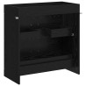 Meuble sous lavabo de salle de bain Chêne noir 625293625293