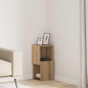 Meuble d'angle 25,5x25x55cm Bois d'ingénierie Chêne artisanal 625296625296