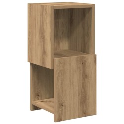 Meuble d'angle 25,5x25x55cm Bois d'ingénierie Chêne artisanal 625296625296