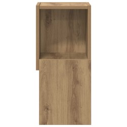 Meuble d'angle 25,5x25x55cm Bois d'ingénierie Chêne artisanal 625296625296