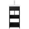 Meuble de salle de bain avec évier Chêne noir 42 x 40 x 84,5 cm 625305625305