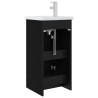 Meuble de salle de bain avec évier Chêne noir 42 x 40 x 84,5 cm 625305625305
